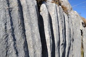 Granite rocks in nature