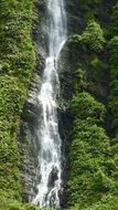 Waterfall green Mountain Landscape