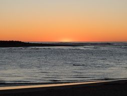 sunset afterglow in Oregon