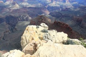 unreal landscape of the grand canyon