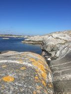 Mountain Cliff By Sea