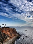 beautiful landscape on the coast of california