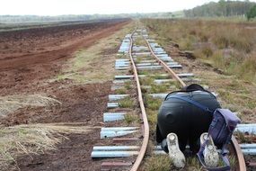 taking photo man on railway