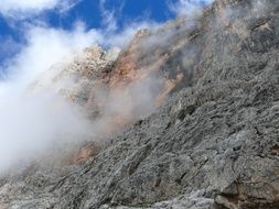 cloud Mountains Dolomites Trentino view