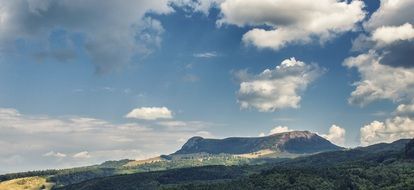 mountain landscape sky cloud panorama