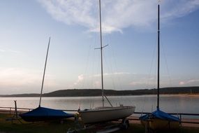 Picture of Sailing Boats at the evening