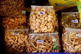 variety of nuts for sale