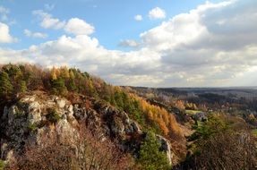 valley panorama near Krakow, Poland