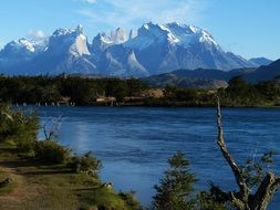 lake in Torres del Paine National Park