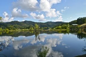 Lake Clouds Water