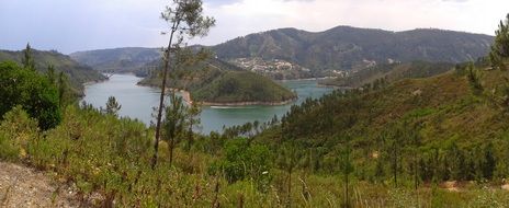 Landscape of Dornes in Portugal