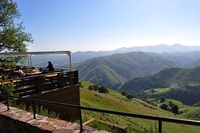 scenic view from santiago path