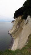 high shore trail on the baltic sea