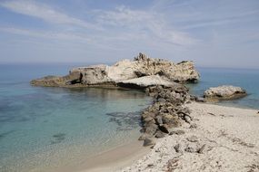 panoramic view of the coast in Calabria