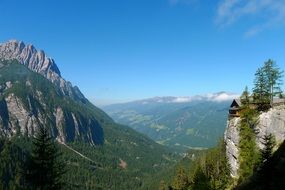 Beautiful Landscape of Mountain Hut