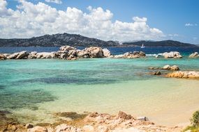 scenery Landscape with colorful sea, Italy