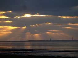 Abendstimmung Clouds Sea