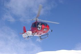 Helicopter in Sweden