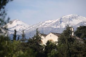 Snow Mountains, Crete