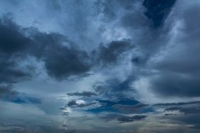 storm clouds as a phenomenon of nature
