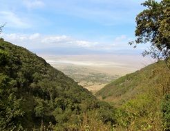 landscape of a picturesque green valley