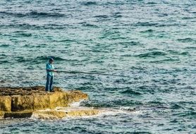 Fisherman Fishing Hobby Nature