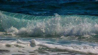 curly ocean waves