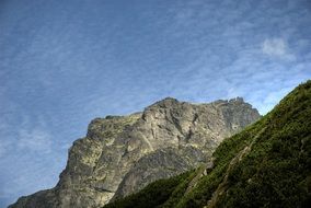Slovakia Tatry mountain blue sky Landscape