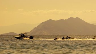 Water sports in Greece