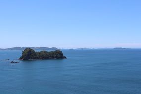 Islands in ocean