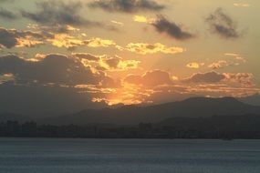 magnificent Sunset Sea