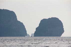 rocks near the railey beach