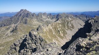 Aerial view of High Mountains