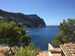 Mediterranean Sea view in Mallorca island