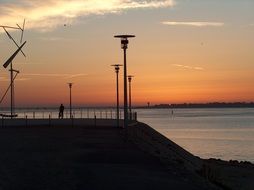 Sunrise Saint-Nazaire Sea