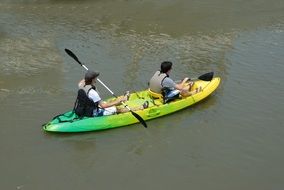 Kayak Kayaking People Water