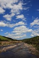 stone River Valley cloud Blue Sky view