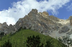 scenic Alpine Dolomites