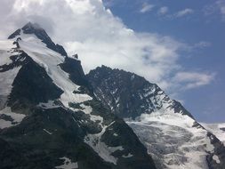 bad Weather in Mountains, austria, grossglockner