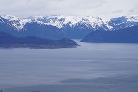 landscape of sea in Norway