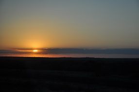 Sunset Sky Landscape Sun U S