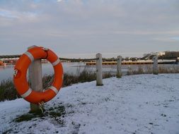 Canal Winter Frozen