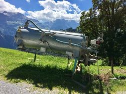 farm on the mountain, switzerland, glarus