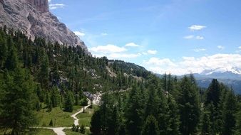 Alpine mountains in South Tyrol