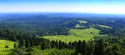 mountain landscape in Russia
