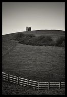 beautiful black and white rural landscape