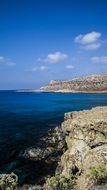 craggy coast in the cape greco