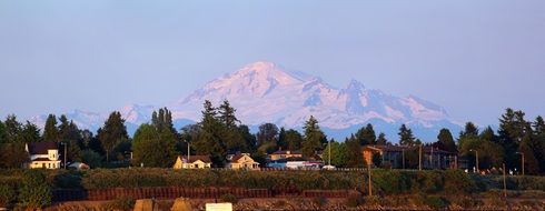 Mount Baker is an active glaciated andesitic stratovolcano