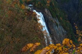 Canada Waterfall Forest Rock