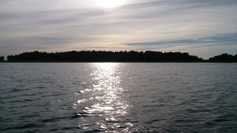 picturesque and pretty Island Lake